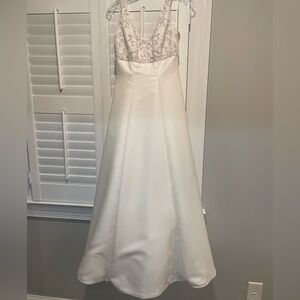 Elegant White Embellished Dress